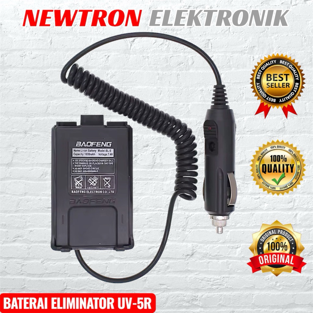 Baterai Eliminator HT Baofeng UV5R Compatible Vertec VT-5R Comteck Pofung BJH Merodith Texas TX-2 Be