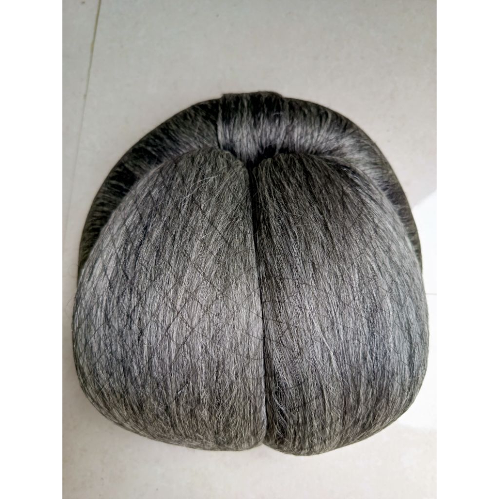 Sanggul Tekuk Djogja Warna Uban Rambut Sintetis