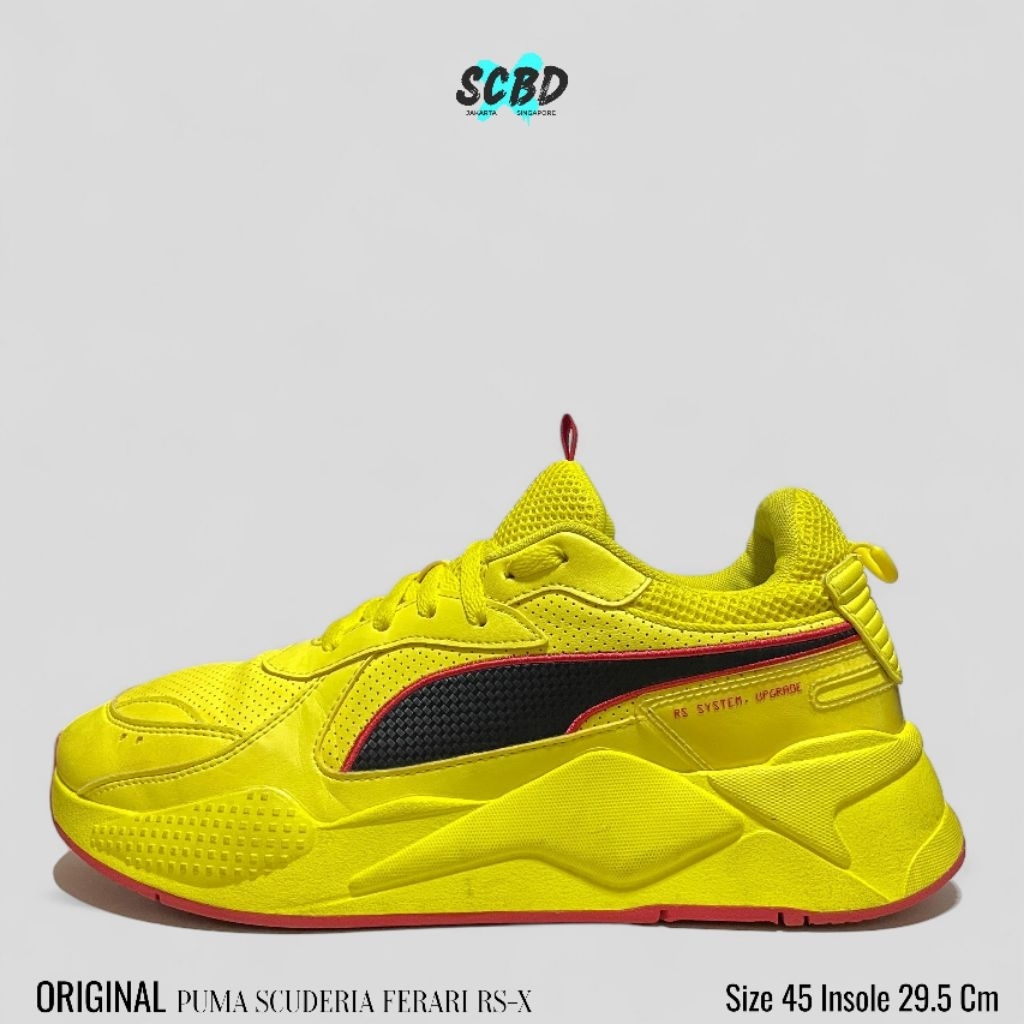 Sepatu Sneakers Pria Scuderia RS-X Size 45