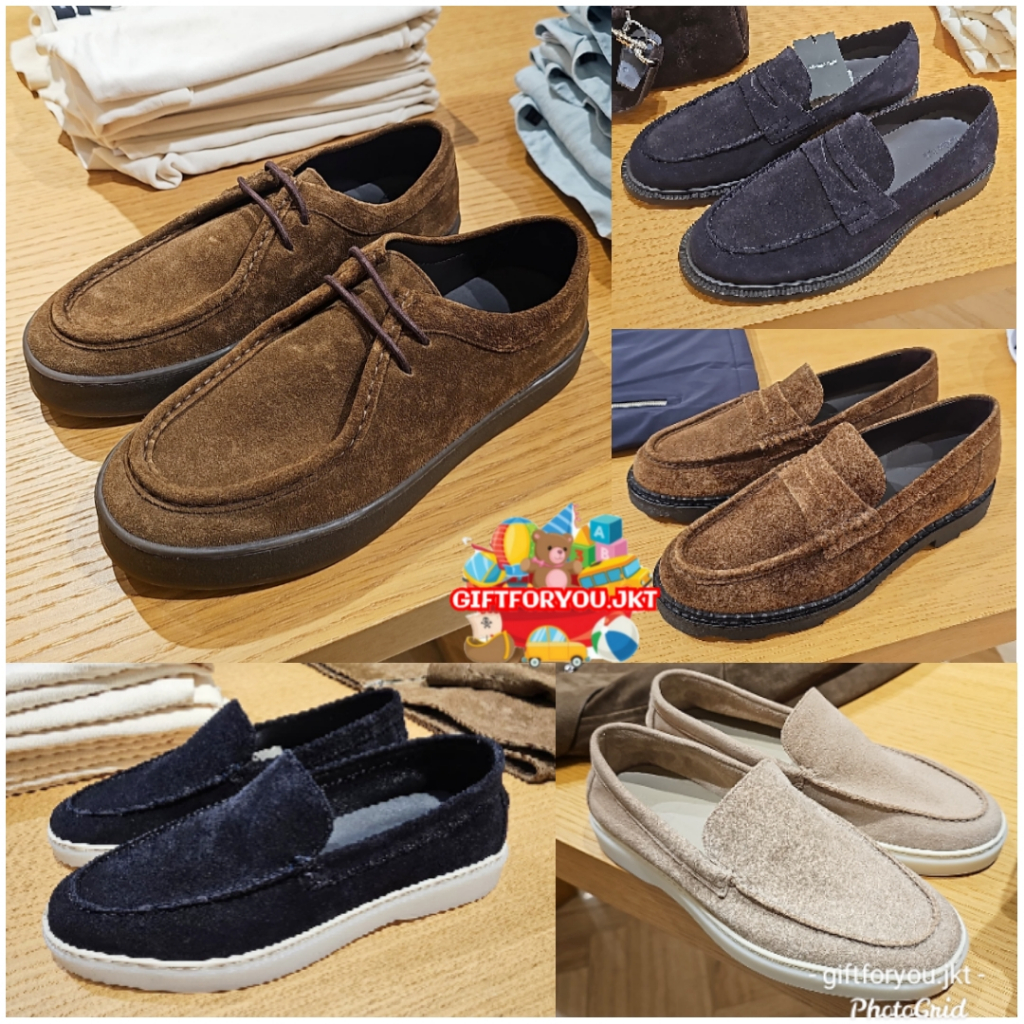 Massimo Dutti Man Sepatu Cowok Laki-Laki Pria Branded Loafer Smart Casual Kasual Premium Collection 