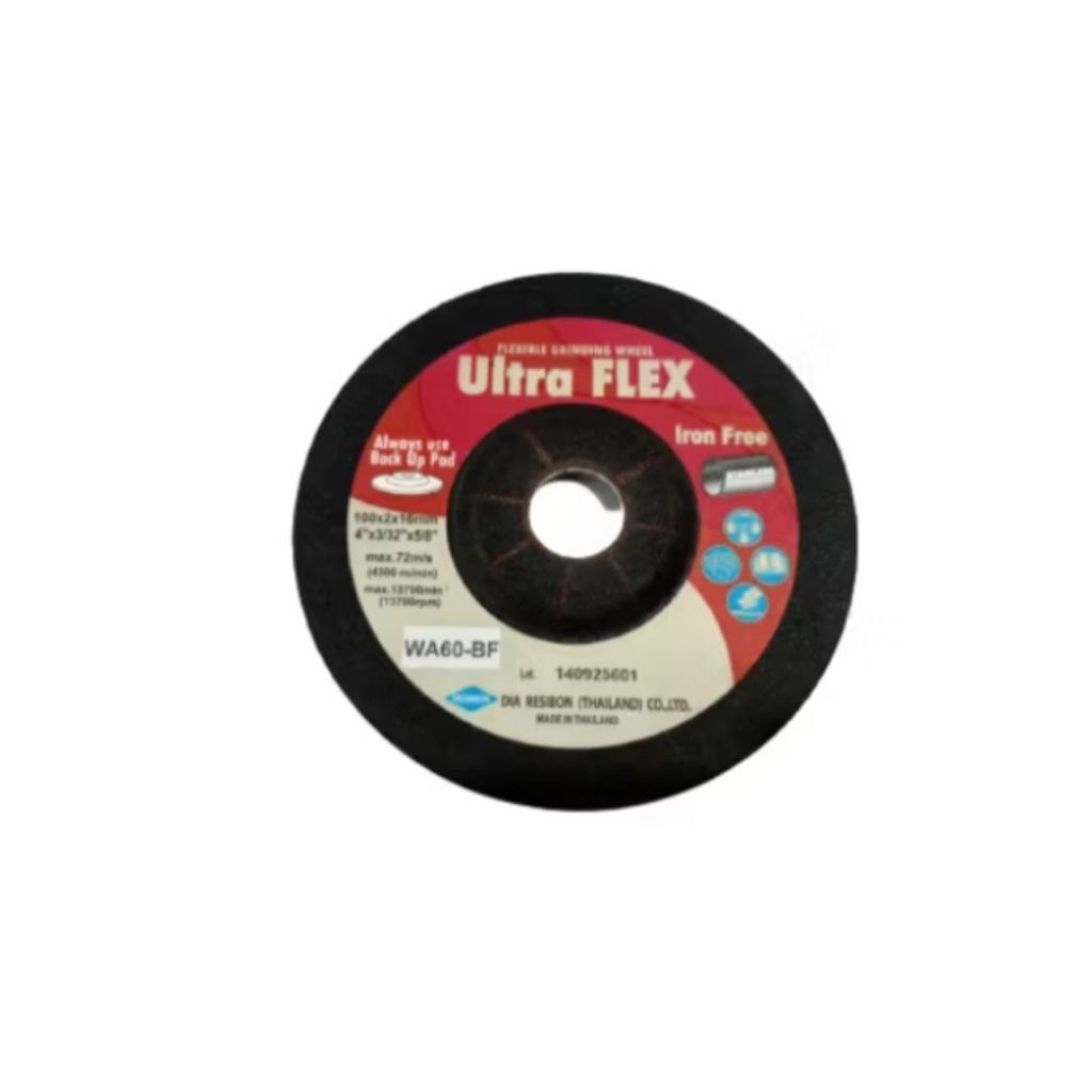 batu gerinda poles flexible ultraflex WA60 4"