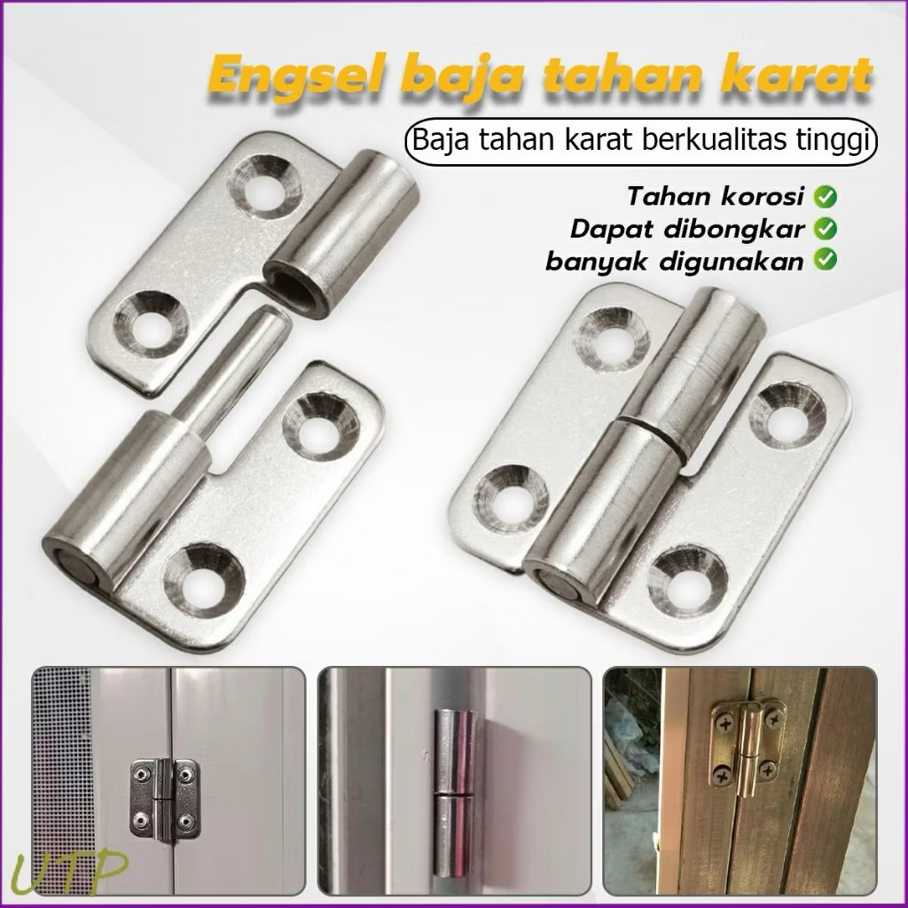 Engsel lepas stainless Engsel pintu lemari isi 1pc
