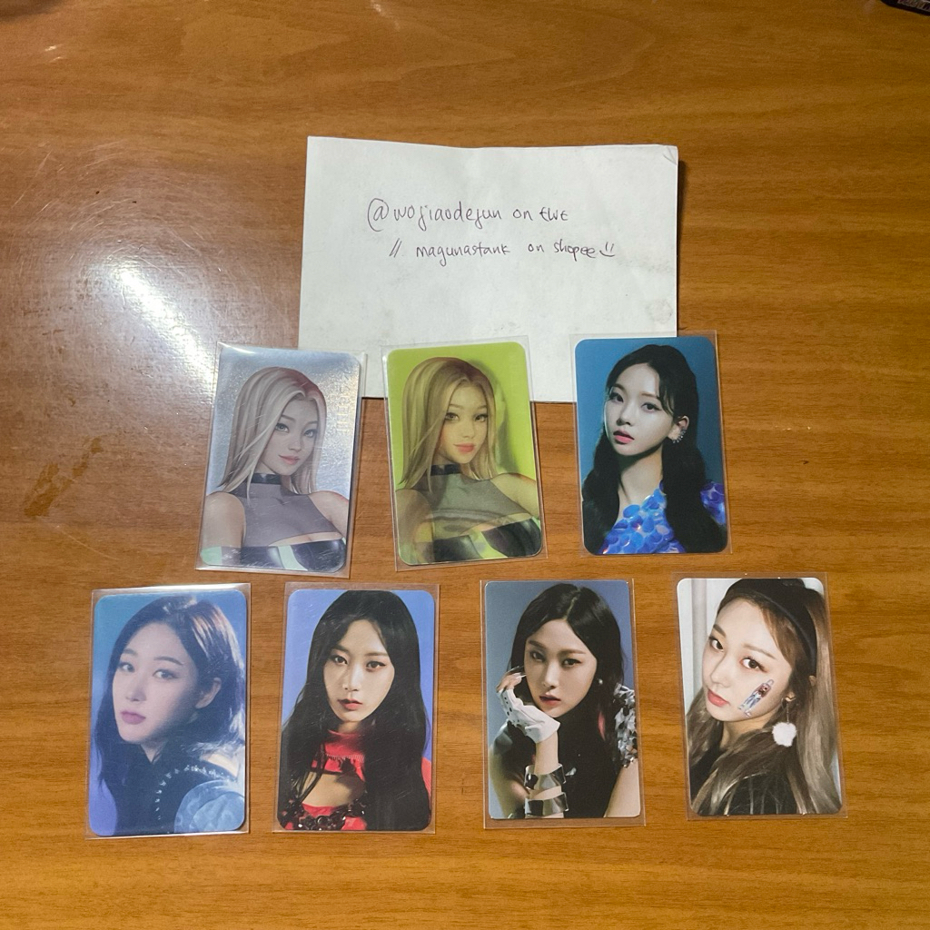 [OFFICIAL] PHOTOCARD PC AESPA GISELLE KARINA ERA BLACK MAMBA FOREVER