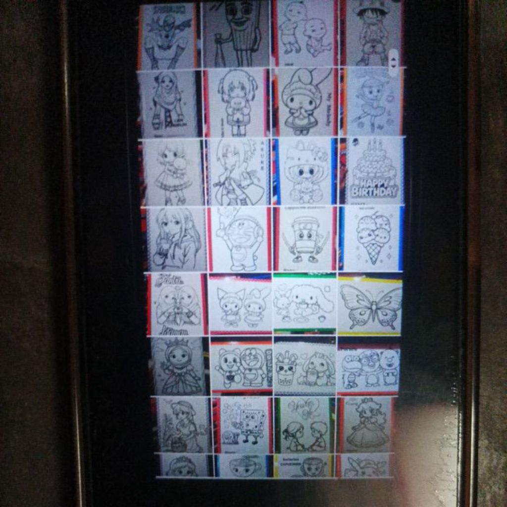 styrofoam lukis anak