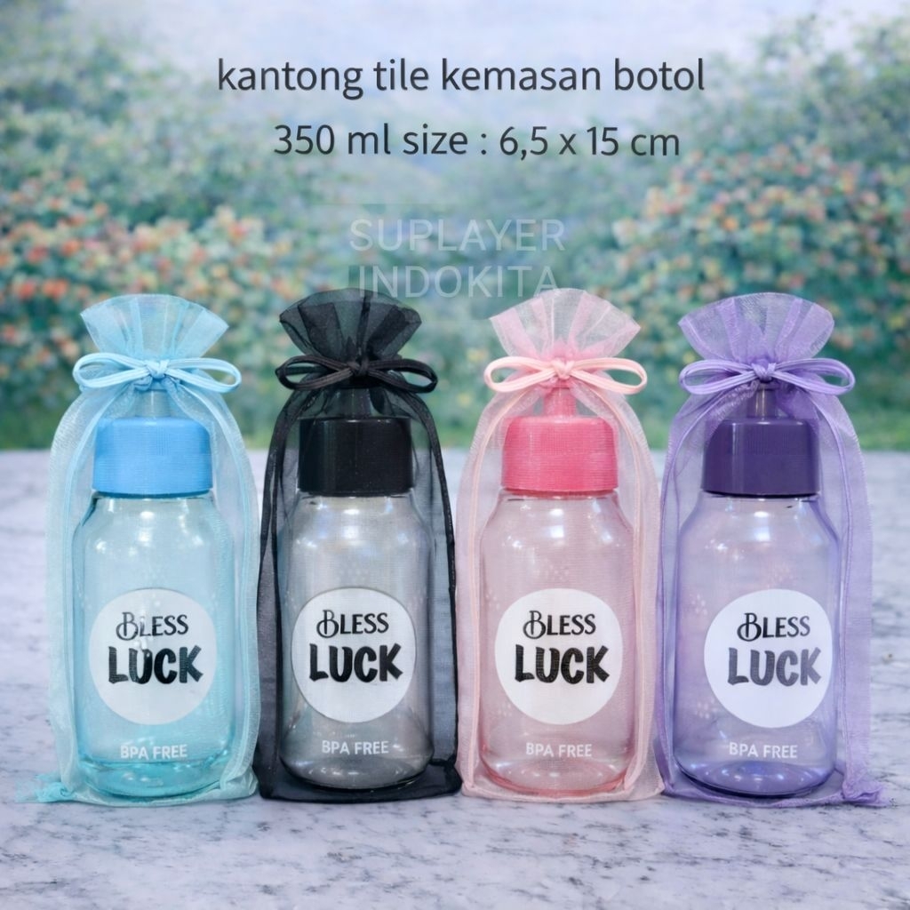 Kantong Tile Souvenir 10 x 20 cm Kantong Tile Souvenir Botol 350 ML