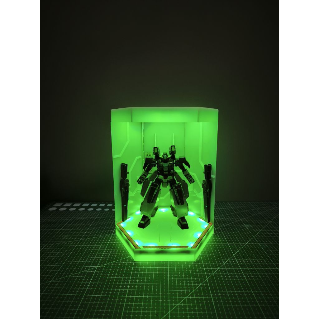 Diorama Gundam LED RGB Dengan Remote (untuk Grade HG/SD)