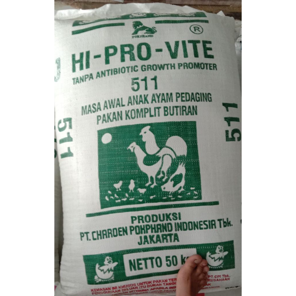 pakan ayam HI-PRO-VITE 511J repack 5 kg