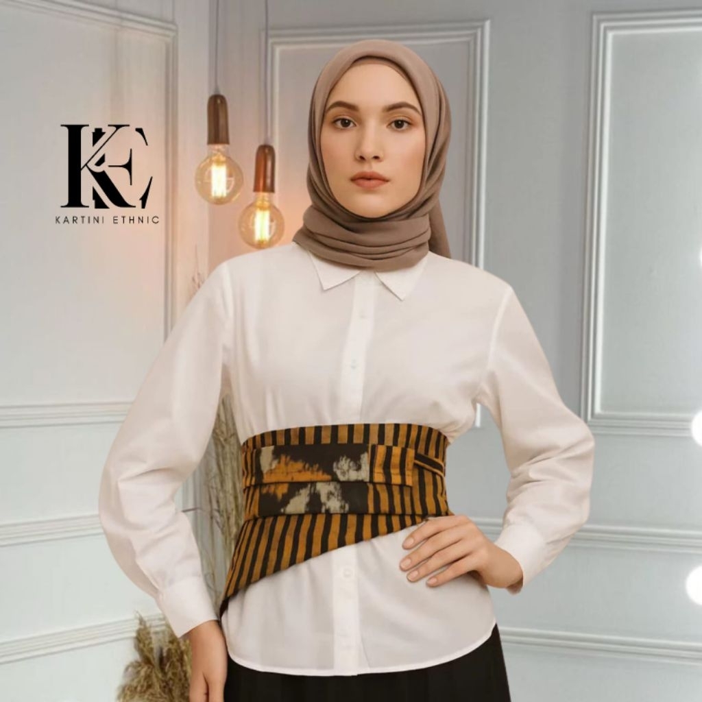 Obi Belt Tenun - Obi Belt - Ikat Pinggang Tenun - Belt Pria Wanita