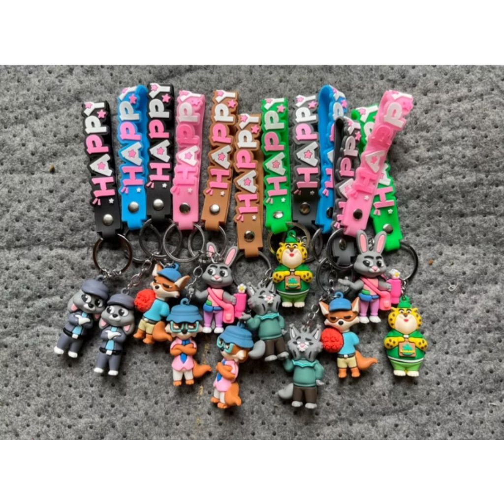 Gantungan Kunci Premium Zootopia