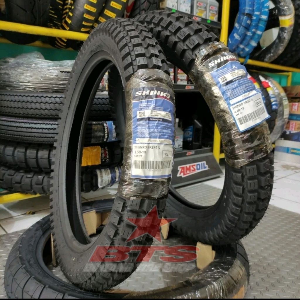 Ban Shinko SR241 350-18 & 400-18 Semi Trail / Vintage Scrambler / Custom