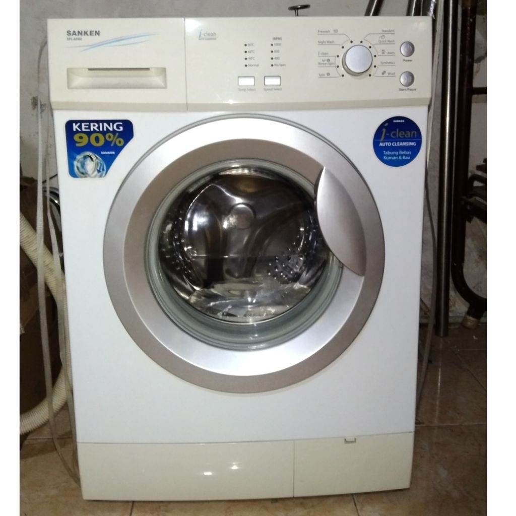 Mesin Cuci Front Load Sanken SFL 6560 6.5Kg