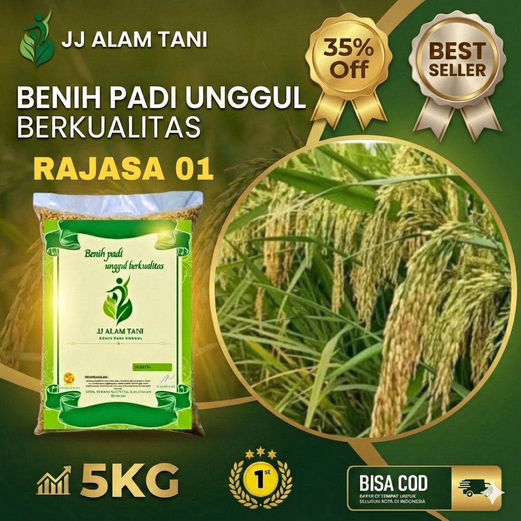 BENIH PADI RAJASA 01 KEMASAN 5KG