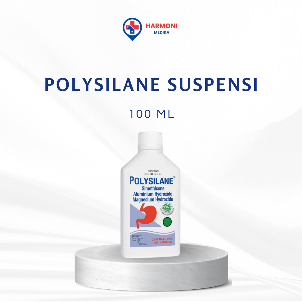 Polysilane Suspensi - Obat syrup asam lambung, maag