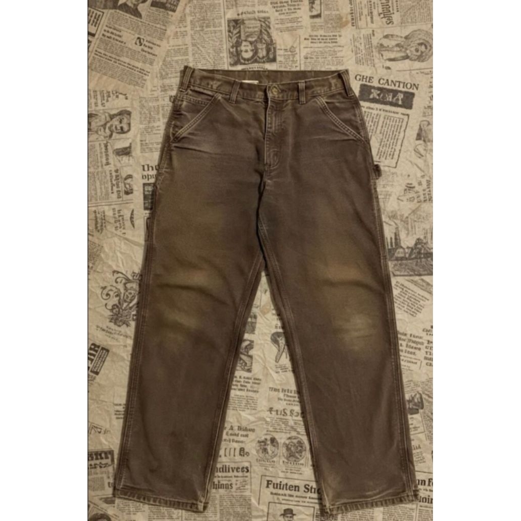 carpenter carhartt dark brown