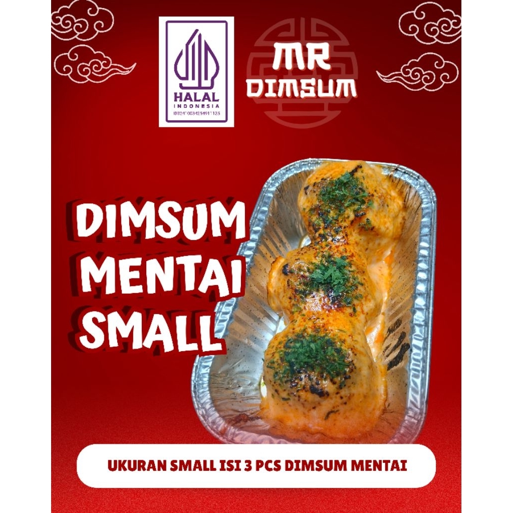 Dimsum Mentai uk S (siomay dimsum 100% daging ayam asli)