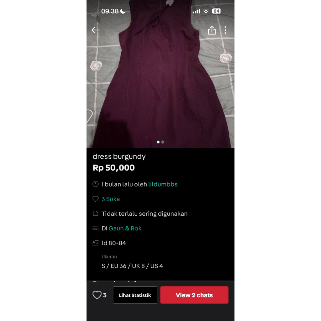 dress burgundy