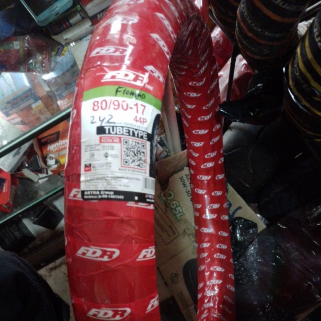 ban luar motor bebek depan/belakang fdr 80/90-17 veleq 17