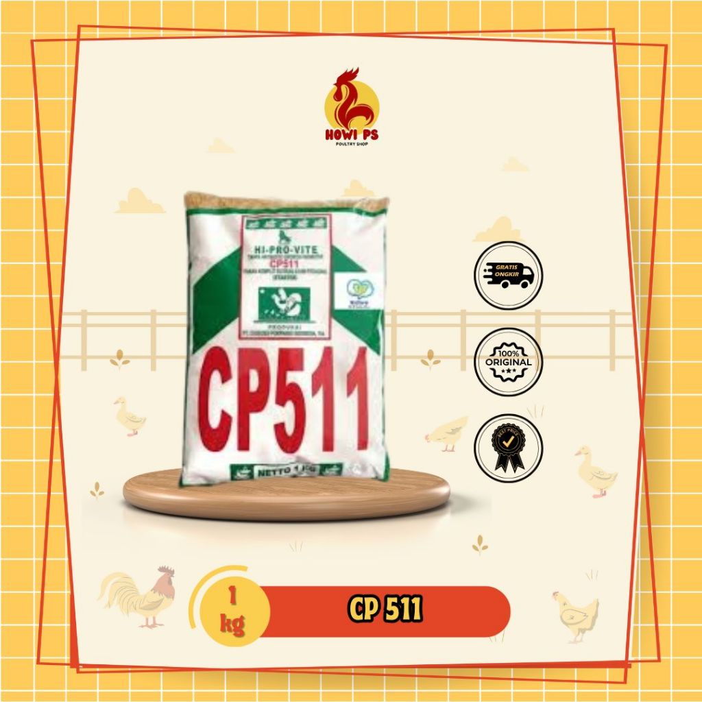 Pakan Ayam Pur Ayam 511 Pokphand