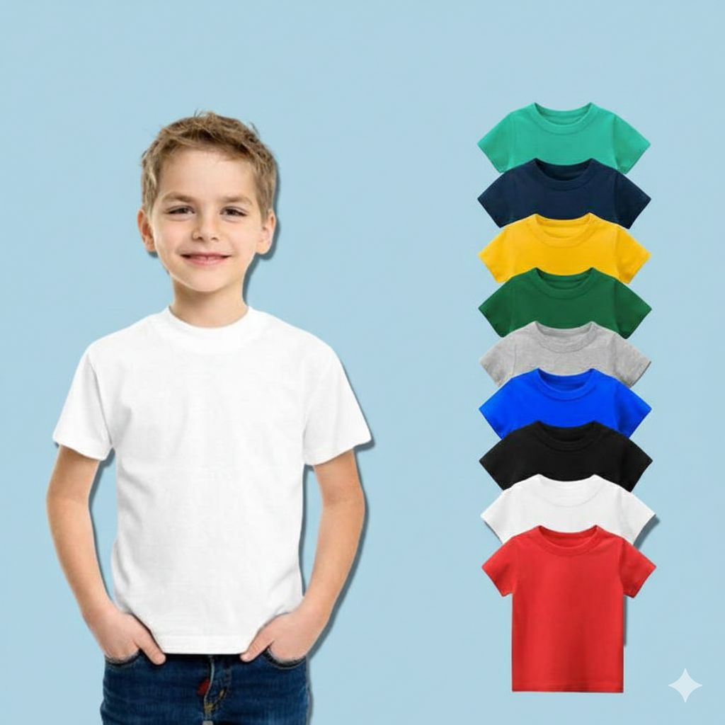kaos katun combed  anak 24s // katun 24s anak // oblong anak katun