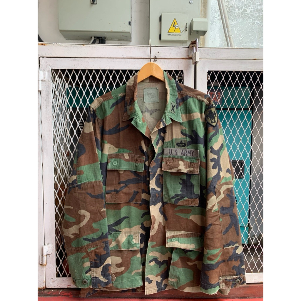 kemeja BDU WOODLAND US ARMY camo