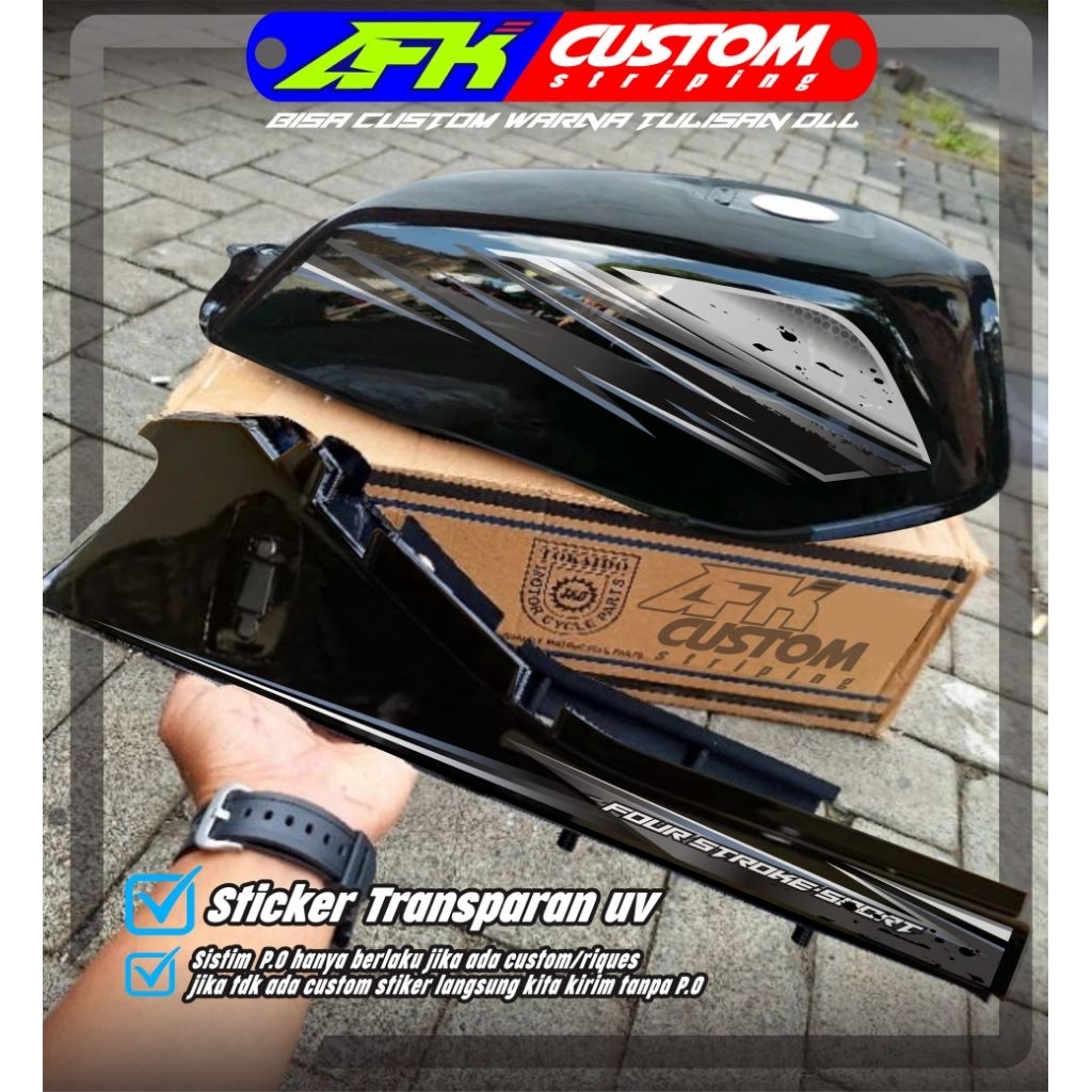 STRIPING HONDA GL PRO/MAX VARIASI / STIKER HONDA GL PRO MAX VARIASI CUSTOM / LIS STRIPING GL PRO MAX