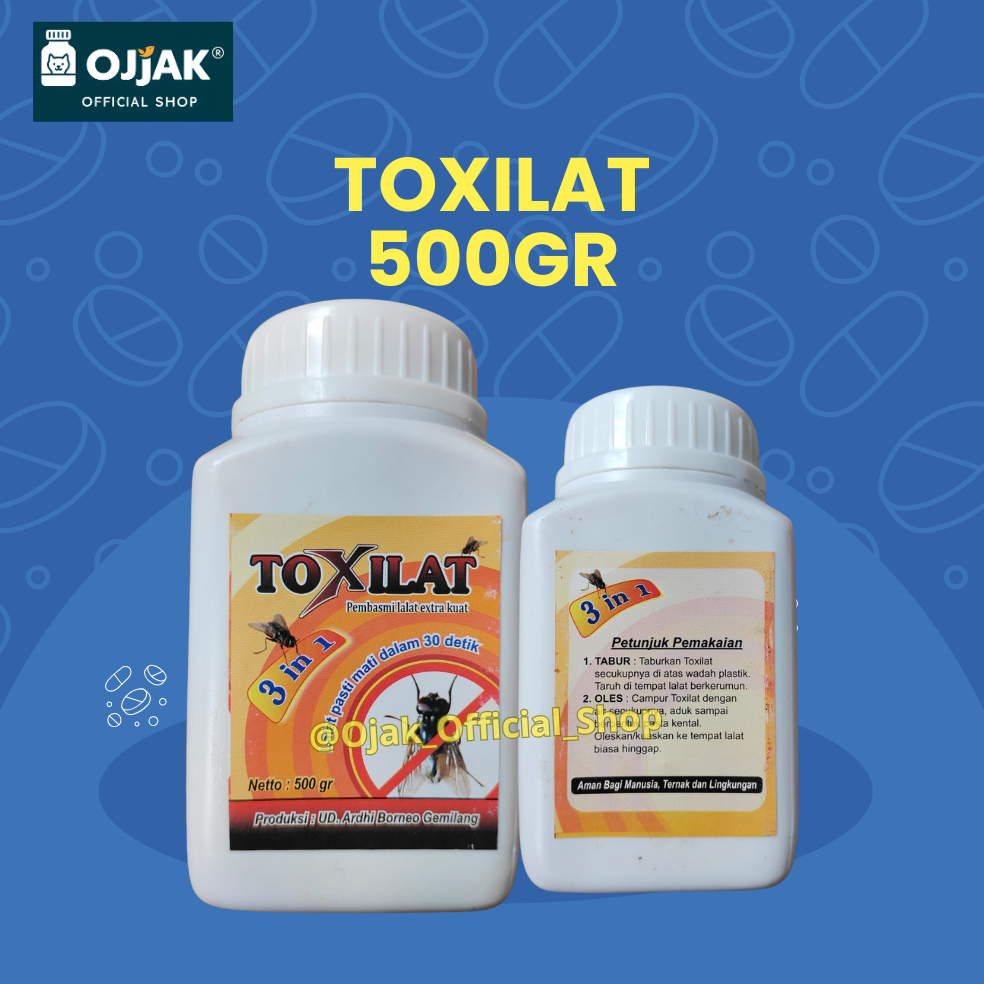 Toxilat Obat Pembasmi Lalat 500gr - Efektif, Aman, Mudah Digunakan