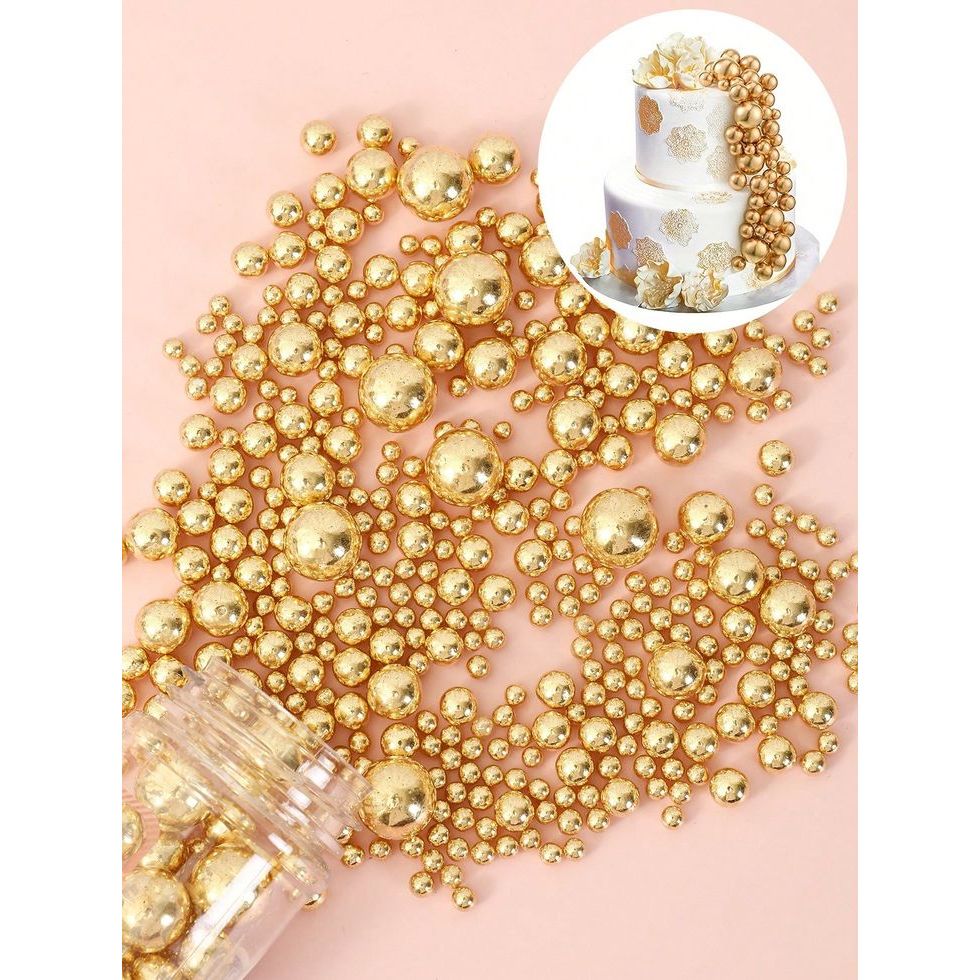 Sprinkle Shimmer Gold 50gr Hiasan Kue Ulang Tahun