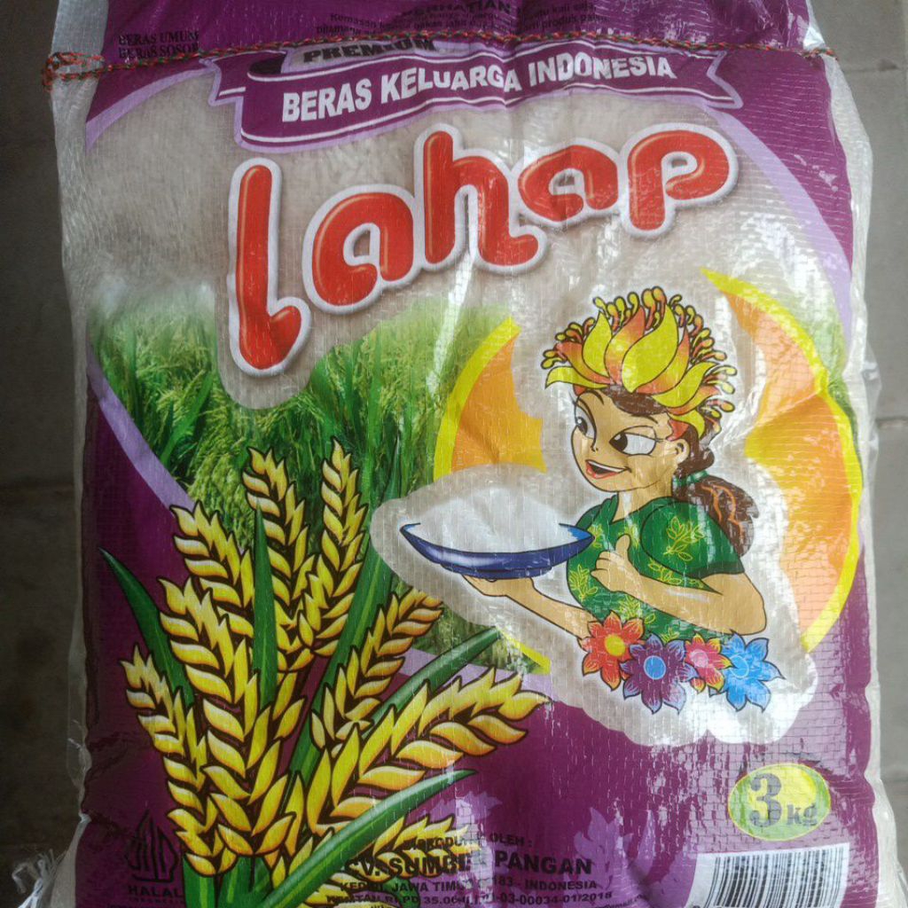 Beras LAHAP Wanita MENTARI Beras MANGKOK 3Kg (KHUSUS INSTANT)