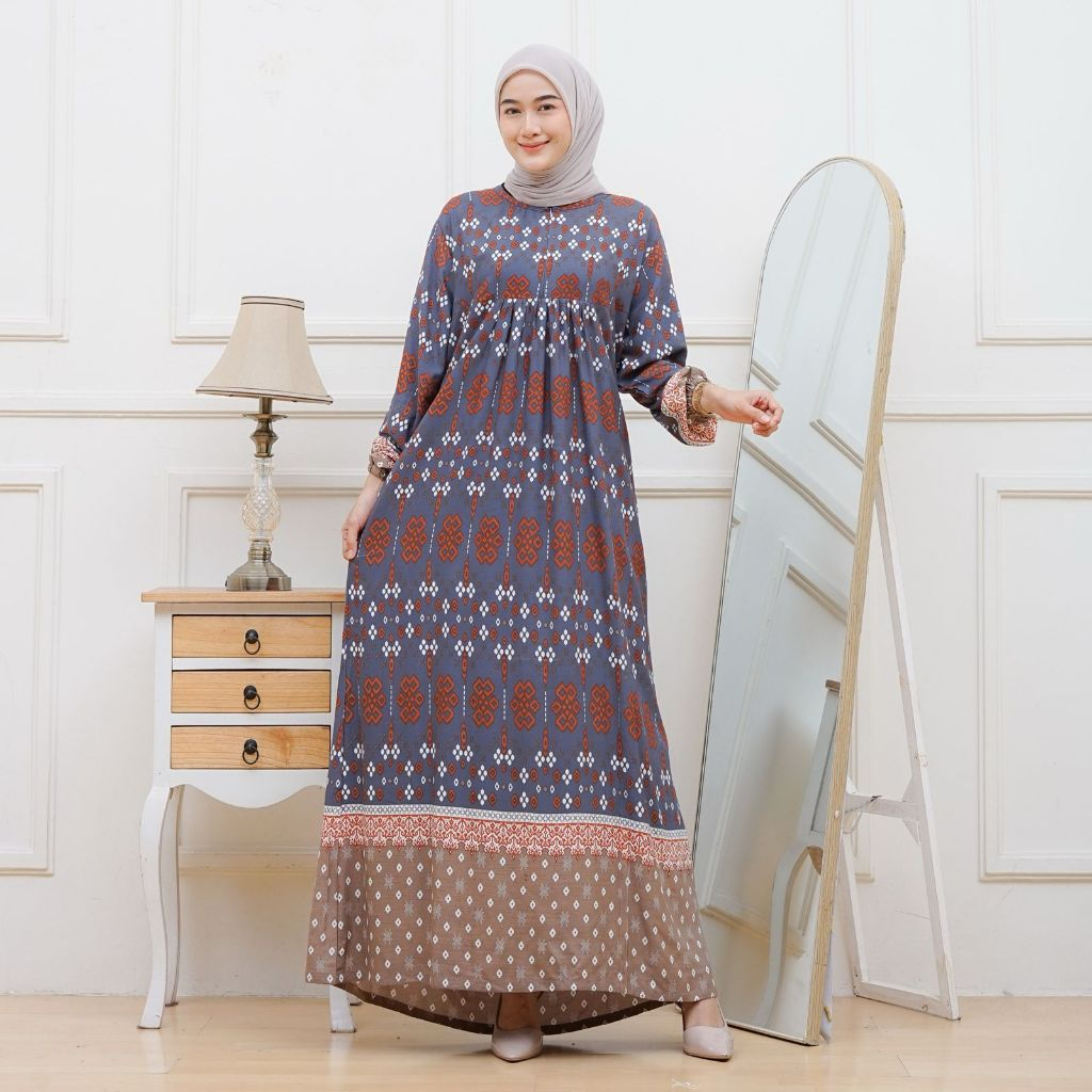 Gamis Dress Gaun Baju Busana Lebaran Hari Raya Idul Fitri Terbaru 2026 Wanita Muslimah Remaja Dewasa