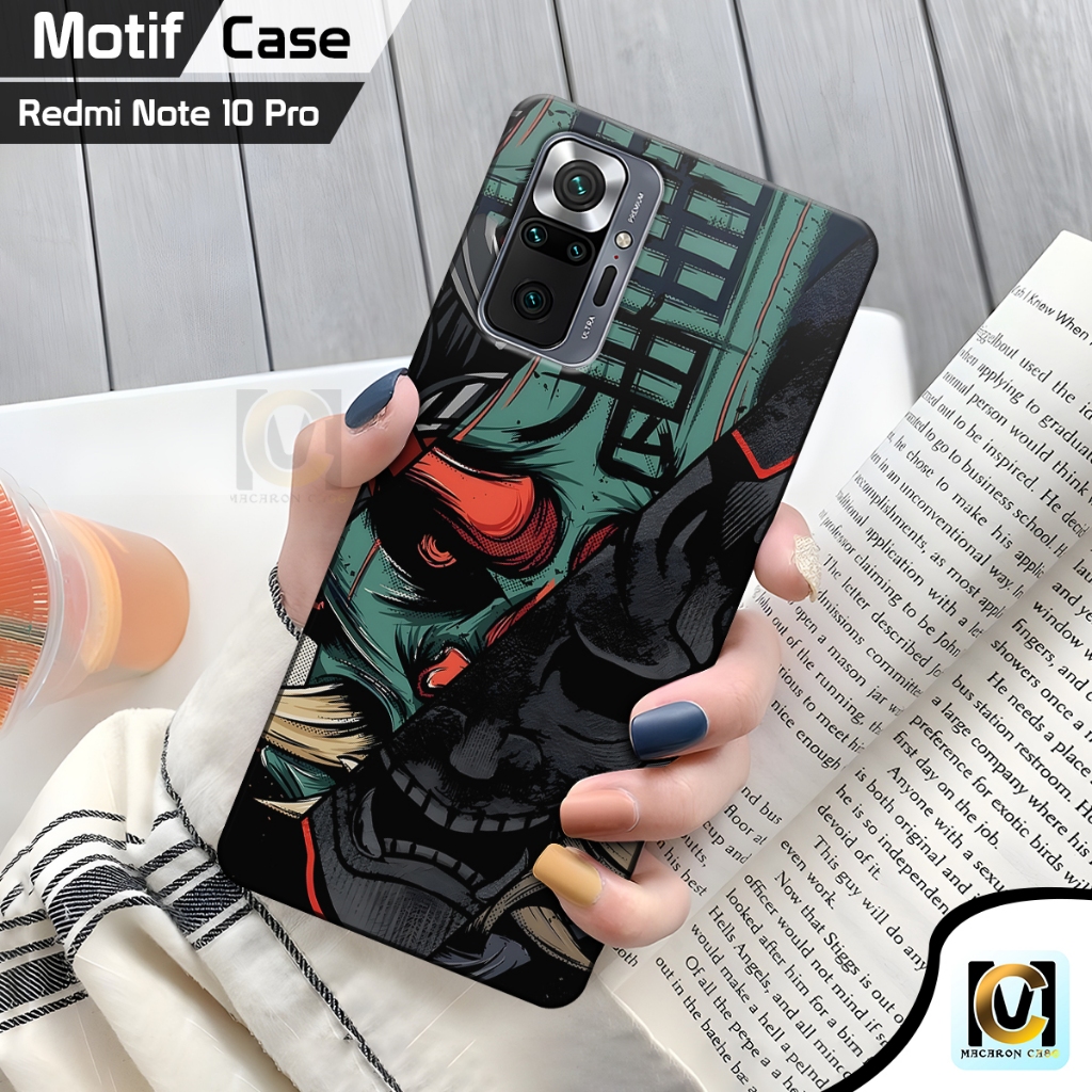 CASE REDMI NOTE 10 PRO MOTIF Samurai SILIKON CASING PELINDUNG HP XIAOMI REDMI NOTE 10 PRO TERBARU SO