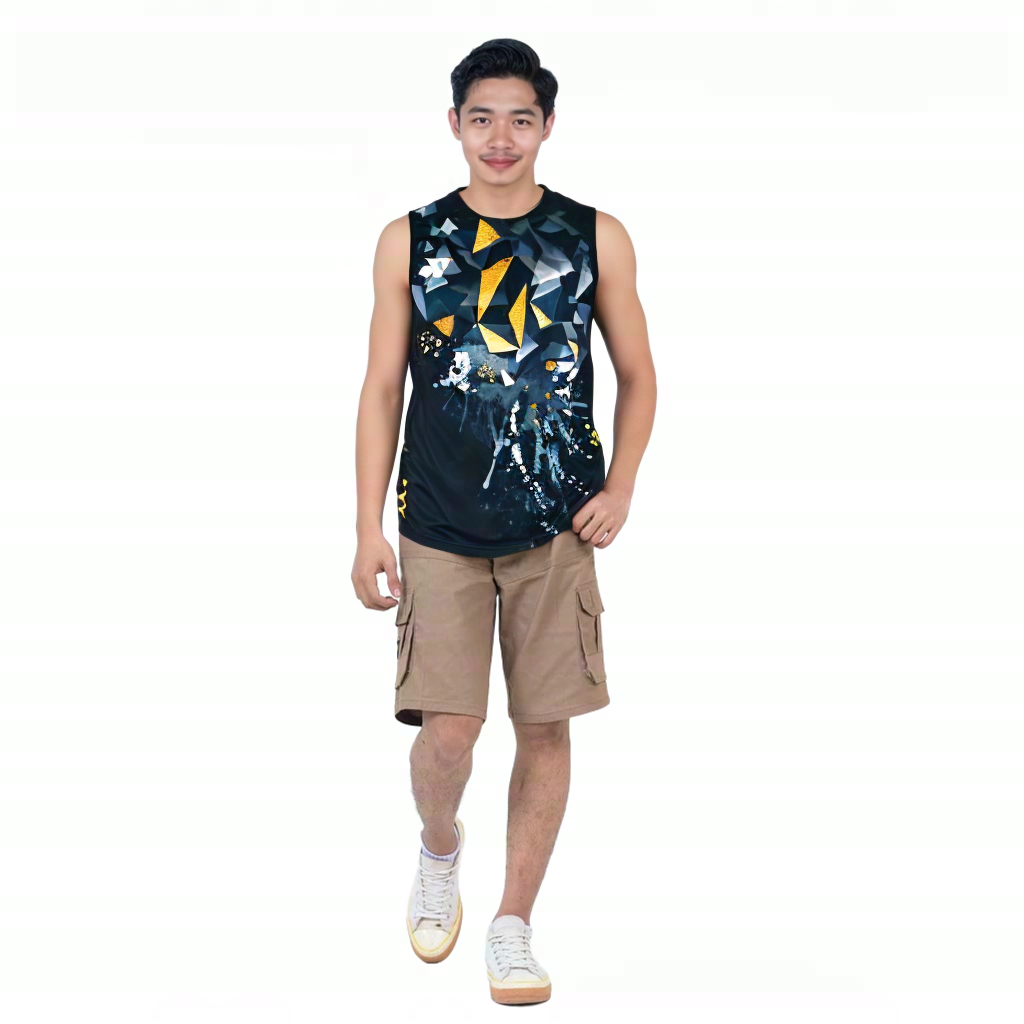 BAJU DAN CELANA SINGLET OLAHRAGA PRIA WANITA PRINTING DEWASA PREMIUM