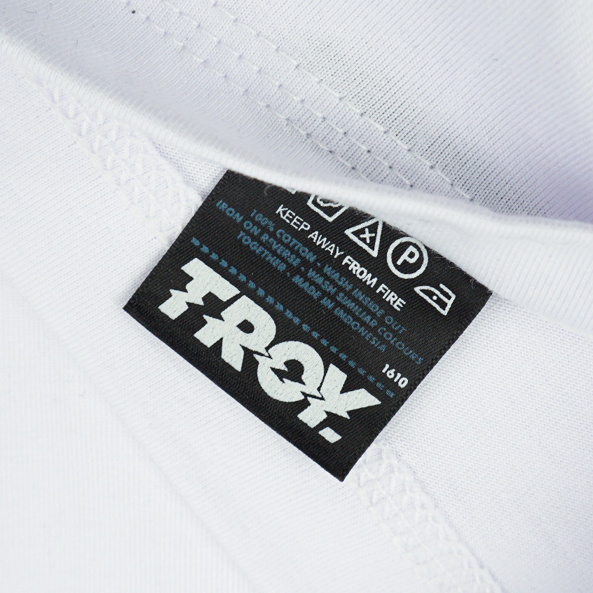 Troy Company Baju Koko Pria Putih Lengan Pendek Kerah Shanghai Yellow Box KKD 2463