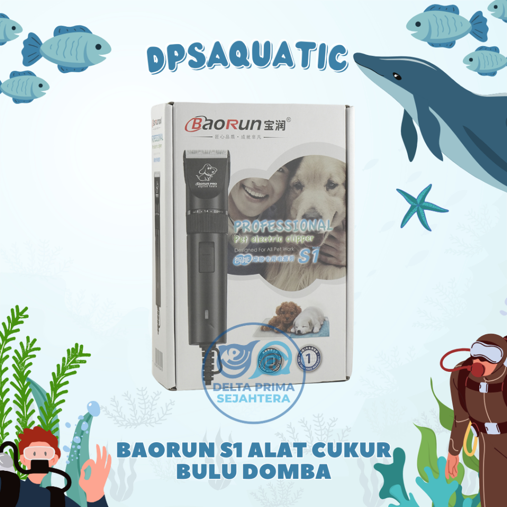 BAORUN S1 ALAT CUKUR BULU DOMBA - Alat Cukur Bulu Hewan Elektrik Berkualitas.