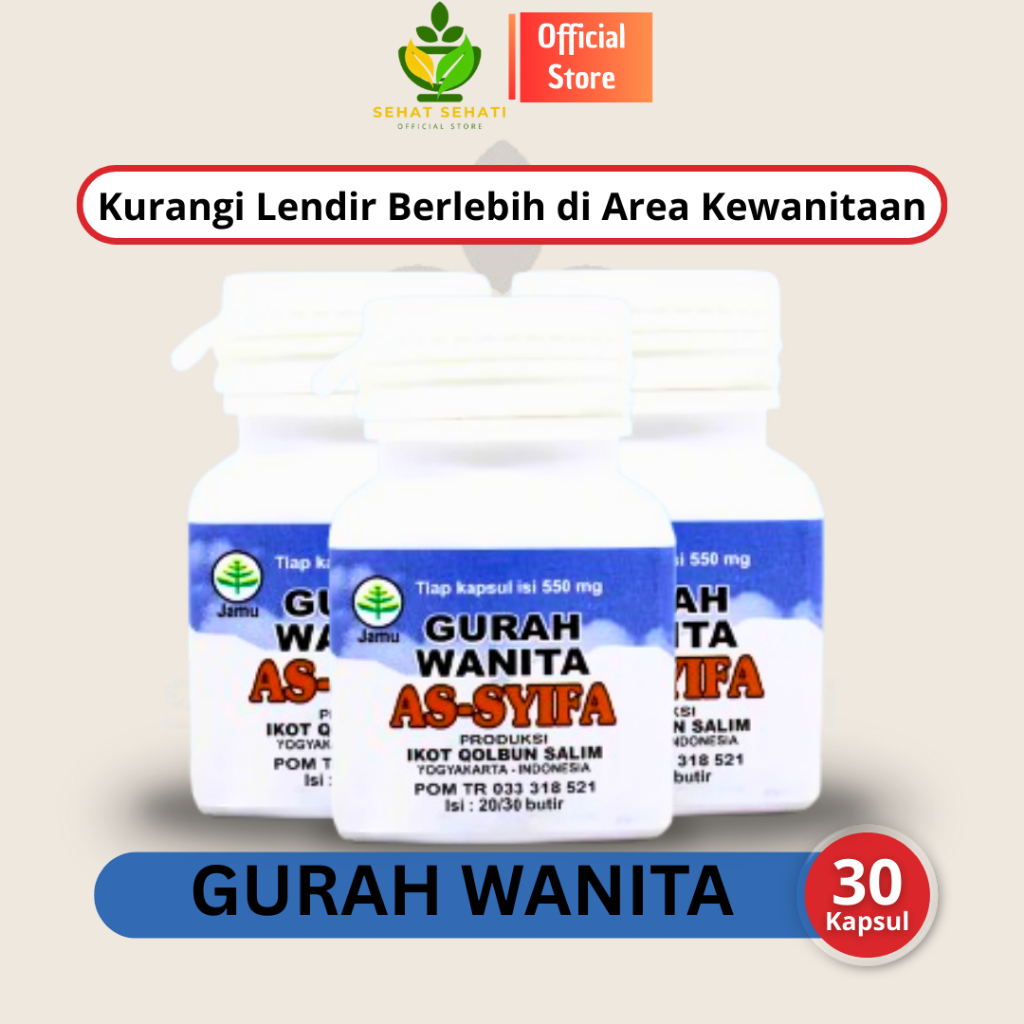 Kapsul Gurah Vagina Wanita Asy-Syifa Herbal Keputihan