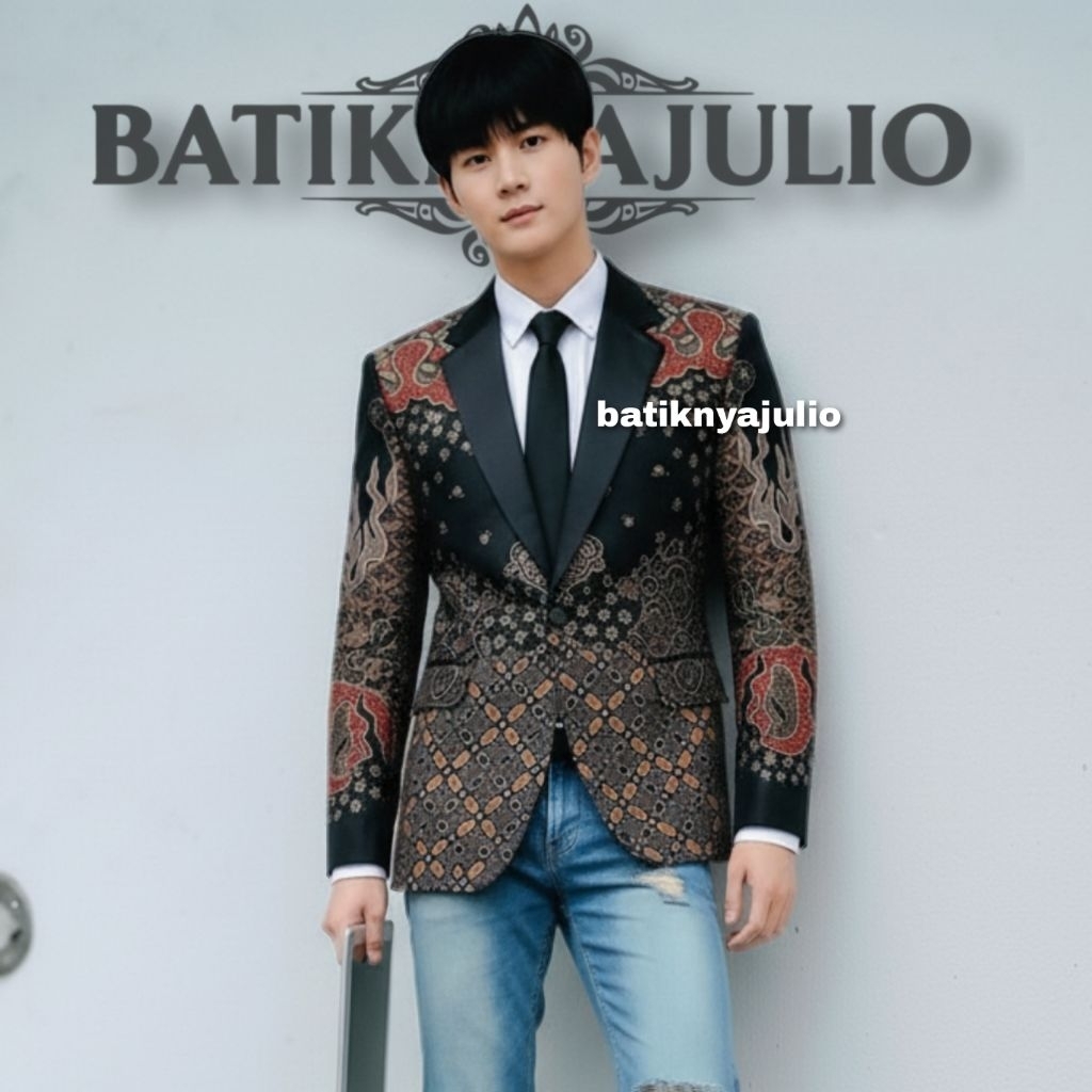 jas batik jumbo blazer batik jumbo premium
