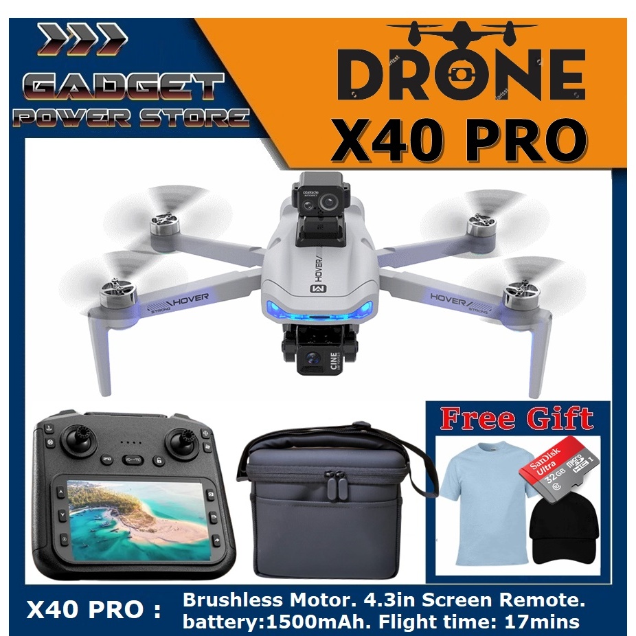 Drone JJRC X40 PRO GPS 3Axis Gimbal Camera 4k Profesional HD 1080p With Screen Remote Contro Alt Dro