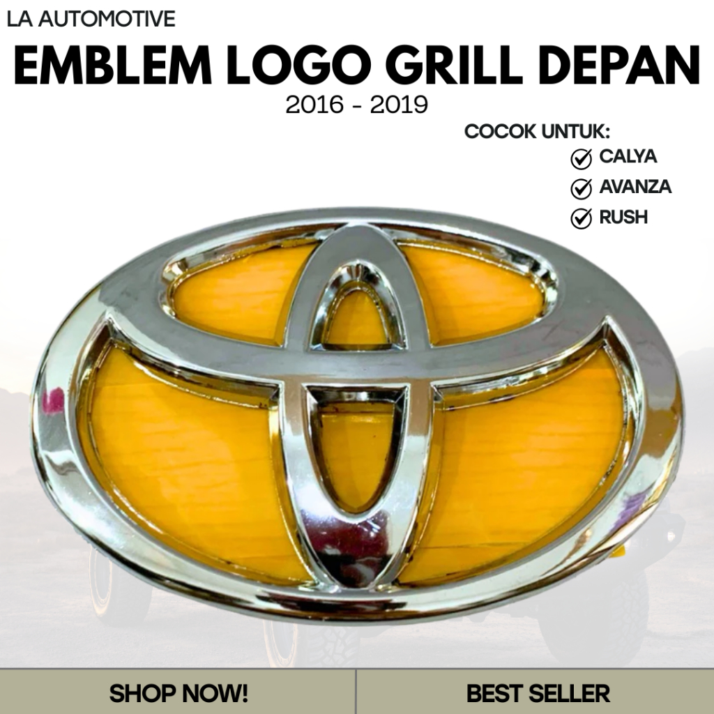 EMBLEM LOGO GRILL DEPAN CALYA AVANZA RUSH 2016 - 2019