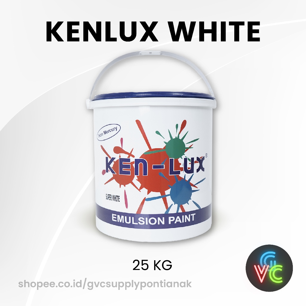 KENLUX White Cat Tembok - 25 KG