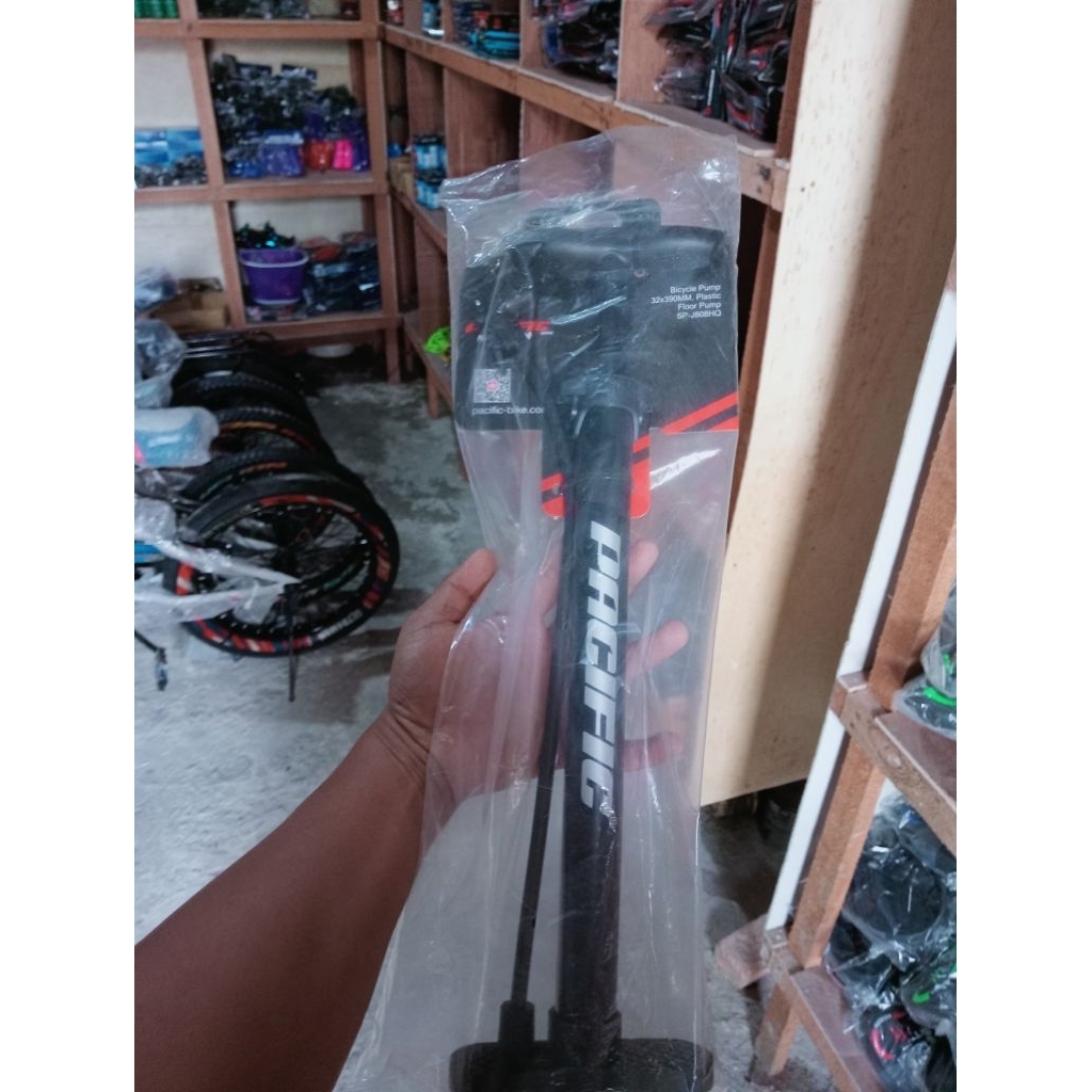 Pompa angin sepeda dan motor mrek pacific model sedang