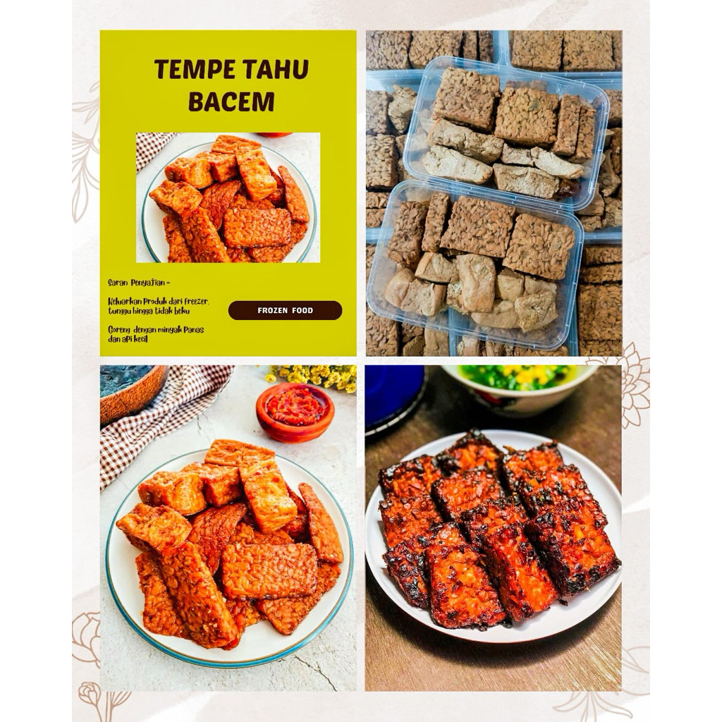 TEMPE TAHU BACEM UNGKEP FROZEN