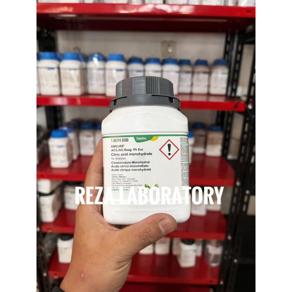 Citric Acid Monohydrate / Asam Sitrat Monohidrat MERCK 100244 500GRAM ORIGINAL