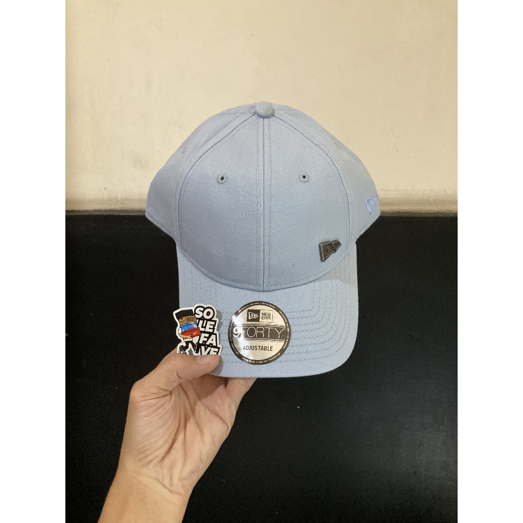 TOPI NEW ERA 940 METAL PIN SOFT BLUE ORIGINAL NO BOX