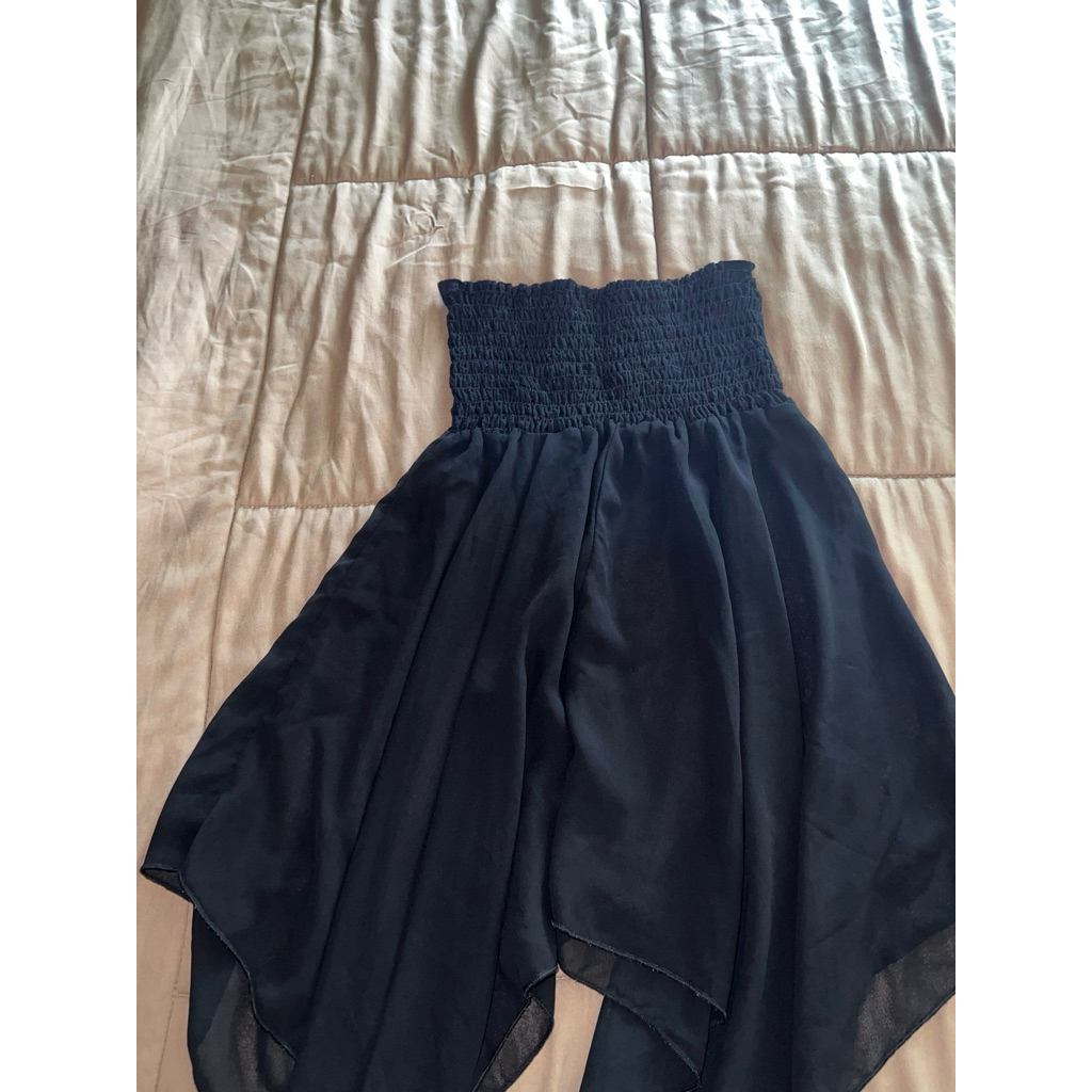 black tube top/ dress kemben