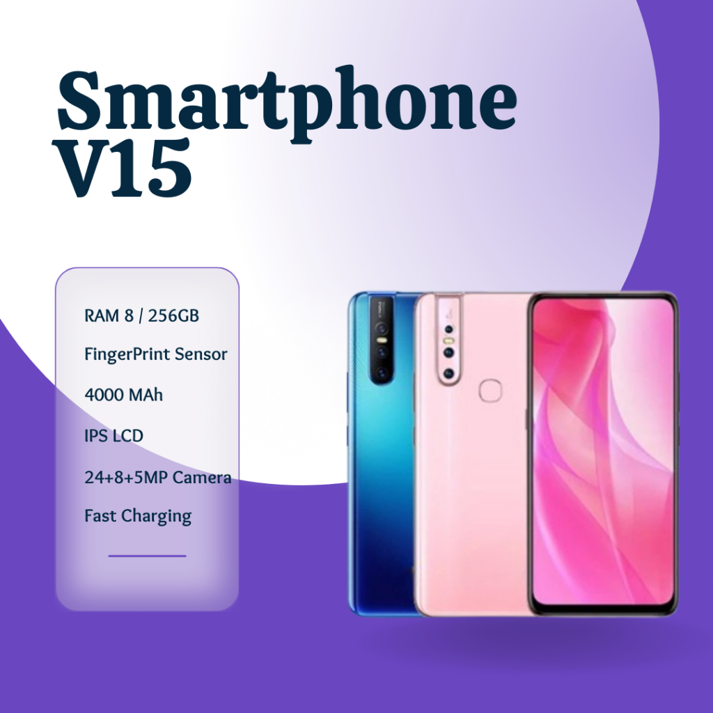 HP SMARTPHONE ADROID VIVO V15 RAM 8GB+256GB GARANSI 12 BULAN