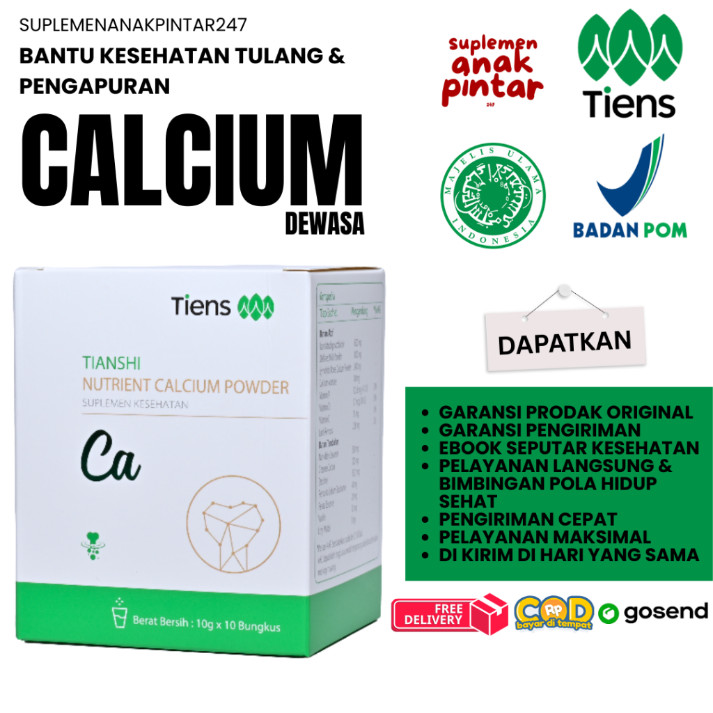 TIENS Nutrient Calcium - Nuntrisi Tulang - Mempercepat Recovery Patah Tulang & Pengapuran Tulang