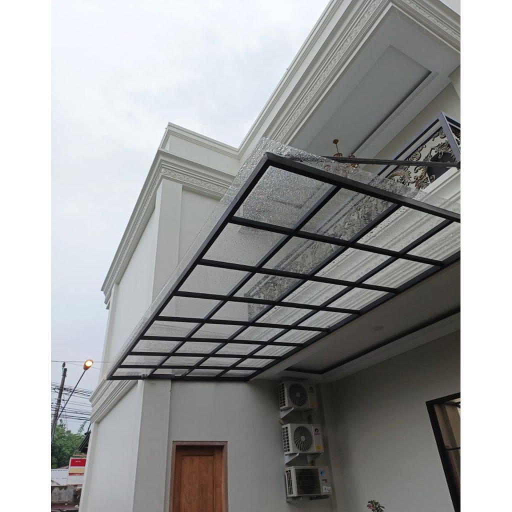 Kanopi Kaca Minimalis Modern
