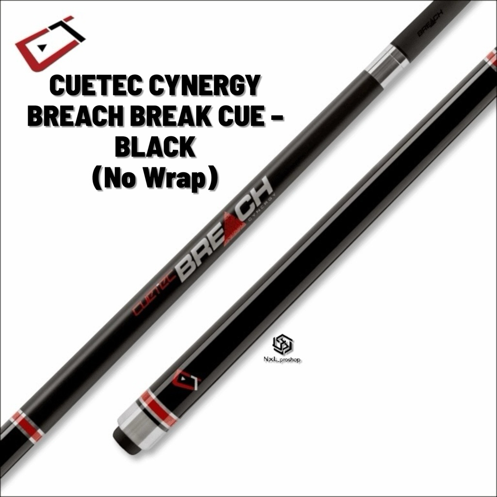 Cuetec CYNERGY Breach BREAK CUE – BLACK