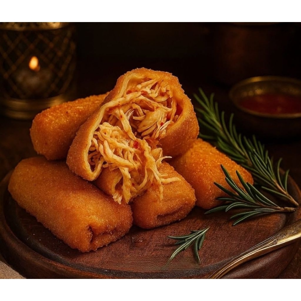 risol ayam suwir pedas