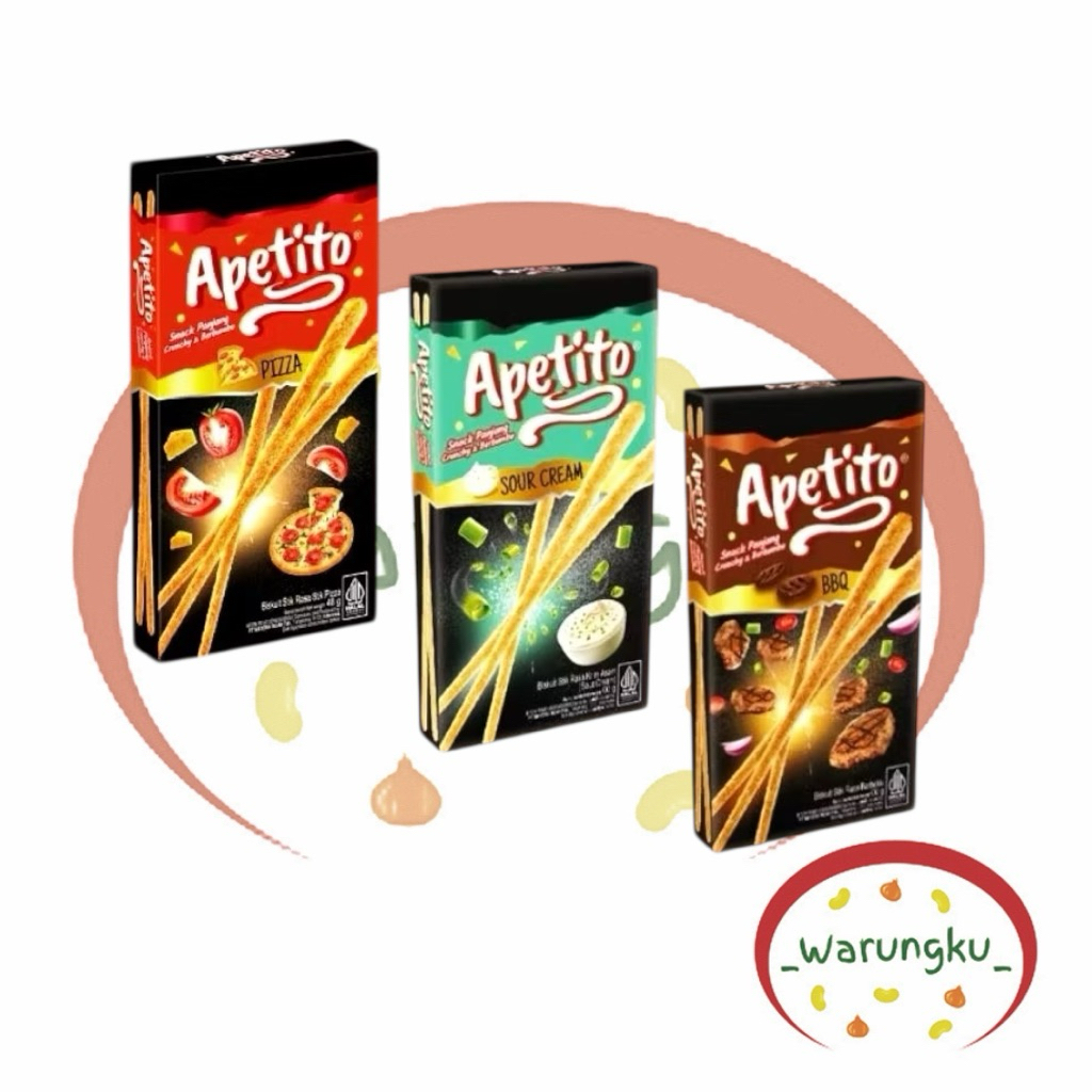 [PACK] Apetito 41gr 1 Bungkus Biskuit Stik Panjang