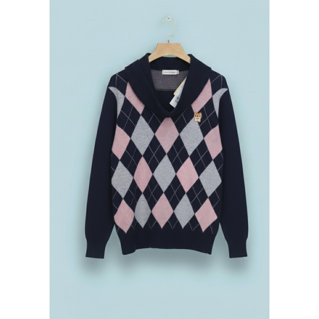 Baju Semi Korea Cardigan Rajut Wanita